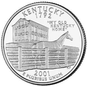 2001 P Kentucky State Quarter BU Roll 