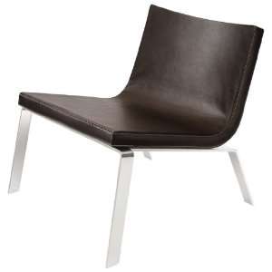  Stella Lounge Chair in Dark Brown by Blu Dot