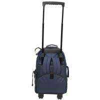 Everest Wheeled Backpack with Bungee Cord Bag Navy  
