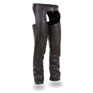   First Manufacturing Unisex Classic Chaps (Black, XX Small) Automotive