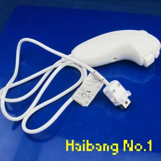 New White Remote & Nunchuck Controller For Nintendo Wii  