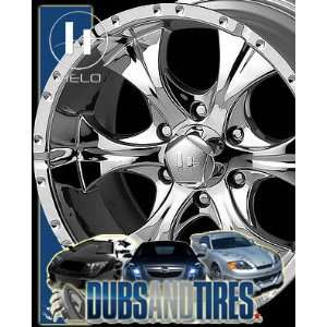    15 Inch 15x8 HELO wheels MAXX Chrome wheels rims Automotive