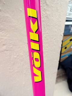   Skis VOLKL MENS SKIS P19 WITH LOOK BINDINGS AND POLES AND CASE  