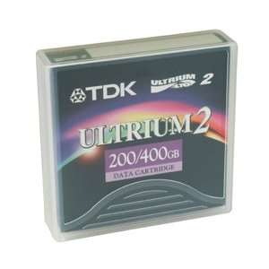  O TDK O   Tape   LTO   Ultrium 2   200GB/400GB   Sold As 