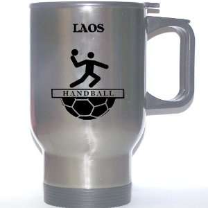  Laotian Team Handball Stainless Steel Mug   Laos 