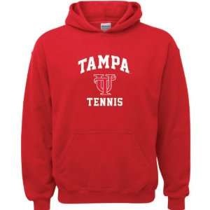  Tampa Spartans Red Youth Tennis Arch Hooded Sweatshirt 