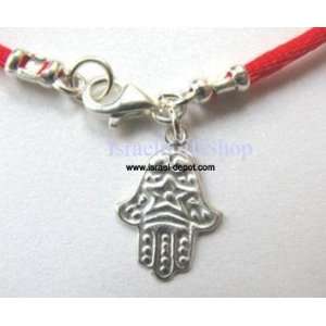  Silver Kabbalah Red String Bracelet Hamsa Hand Ornament 