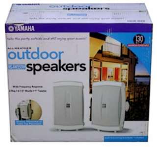 NS AW350 YAMAHA WHITE OUTDOOR SPEAKERS NSAW350 NEW  