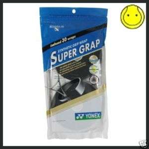 Yonex *Black* Super Grap Overgrip 30 Pack Tennis Grip  