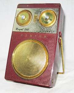 Vintage Zenith Royal 500E Transistor Radio  