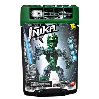  Bionicle Inika Series Figure Set # 8731   Green TOA KONGU with Laser 
