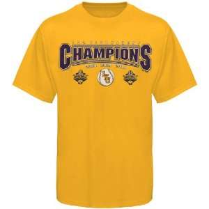   Gold 2010 SEC Baseball Tournament Champions T shirt