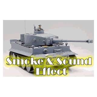   Tiger Air Soft RC Smoking Battle Tank (Smokes & Sound) Toys & Games