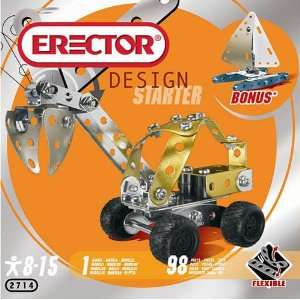  Erector Design Excavator Toys & Games