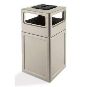   Season Square Outdoor Garbage Can Dome Lid and Ashtray