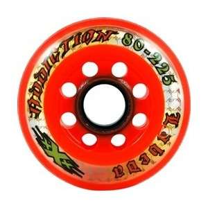    Orange Labeda Addiction Inline Skate Wheels