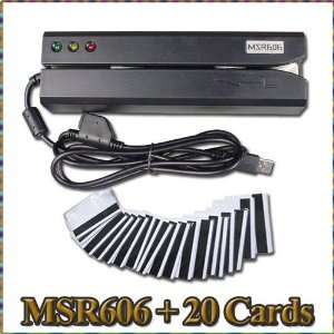  MSR606 USB Magnetic Stripe Reader Writer / Encoder,100% 