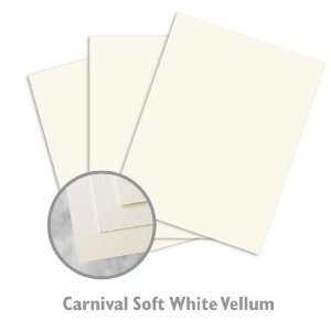  Carnival Vellum Soft White Paper   300/Carton Office 