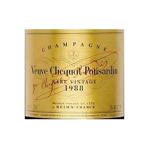  Veuve Clicquot Ponsardin Champagne Brut Vintage Rare 1988 