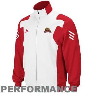    White Scorch Full Zip Performance Warm Up Jacket