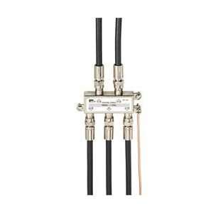 Industrial Grade 4JWT9 Cable Splitter, 4 Way, F Type, 1GHz  