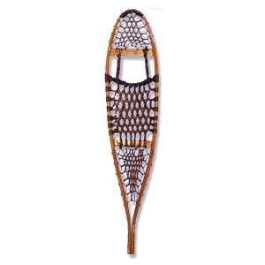   10x40 inch Wooden Snowshoe with Rawhide Lacing